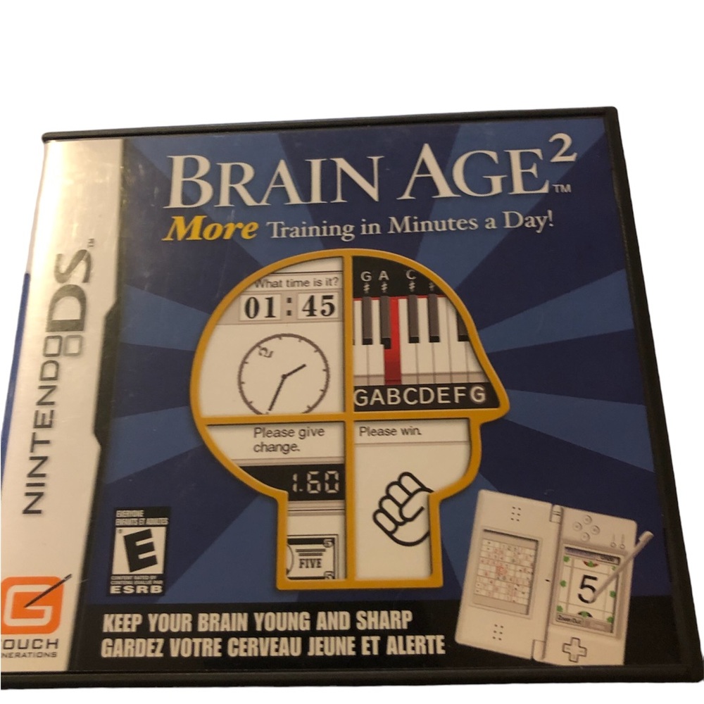 Brain Age 2 More Training in Minutes a Day (Nintendo DS, 2007) Tested